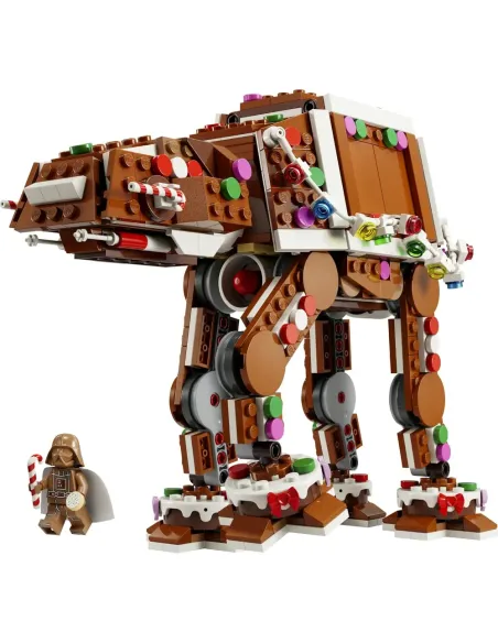 LEGO AT-AT di pan di zenzero costruito