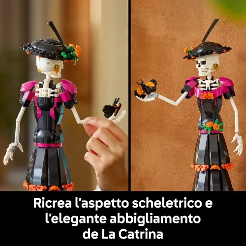 LEGO 21372 dettagli del volto e dell'abito