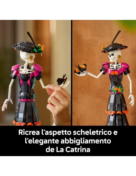 LEGO 21372 dettagli del volto e dell'abito