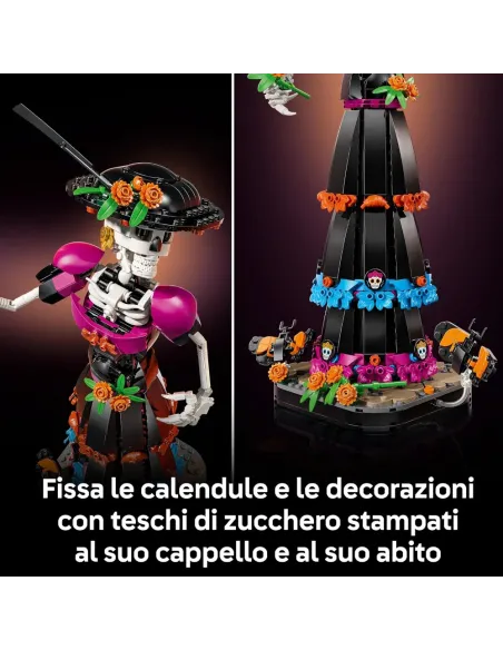 LEGO La Catrina con farfalle monarca