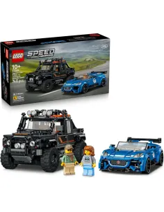 LEGO Speed Champions Jaguar Project 7 e Land Rover Defender 77264, confezione