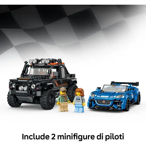 LEGO Jaguar e Land Rover costruite