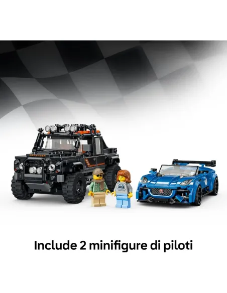 LEGO Jaguar e Land Rover costruite