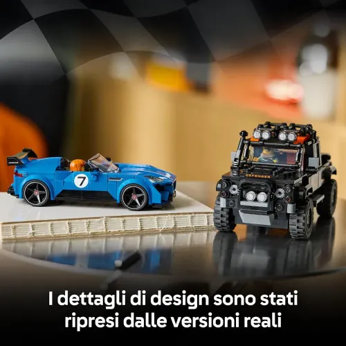 LEGO 77264 dettagli delle auto
