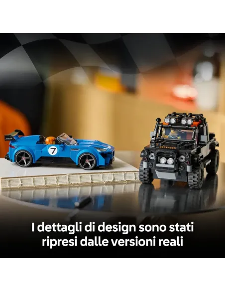 LEGO 77264 dettagli delle auto