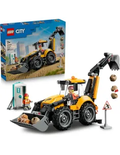 LEGO City Scavatrice da cantiere gialla 60480, confezione