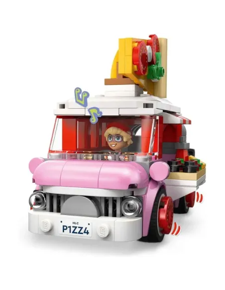 LEGO furgone delle pizze costruito