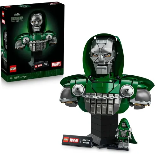 LEGO Marvel Busto del Dottor Destino 76345, confezione