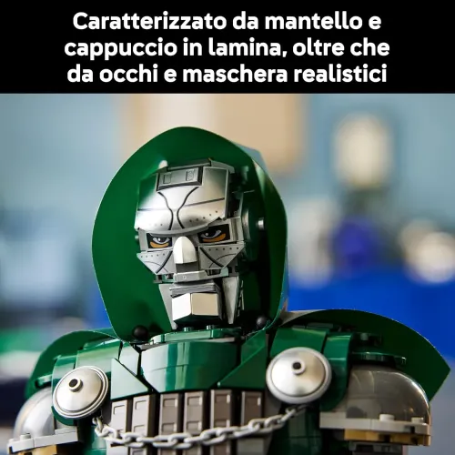 LEGO busto del Dottor Destino costruito
