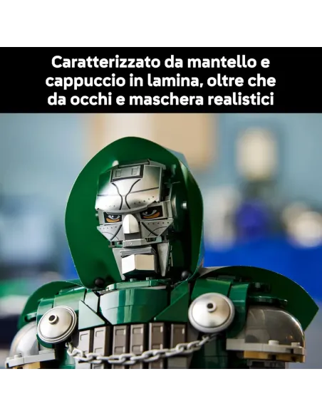 LEGO busto del Dottor Destino costruito