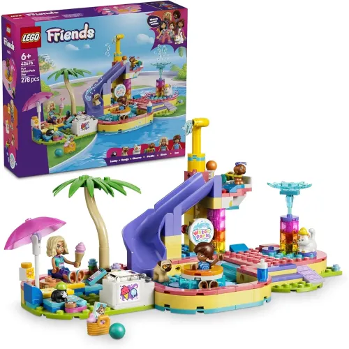 LEGO Friends Divertente giornata al parco acquatico 42676, confezione