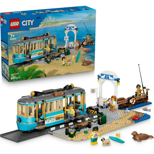LEGO City Tram classico della spiaggia 60506, confezione