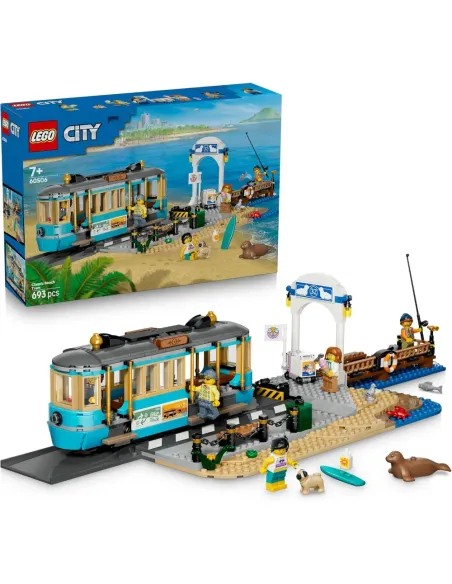 LEGO City Tram classico della spiaggia 60506, confezione