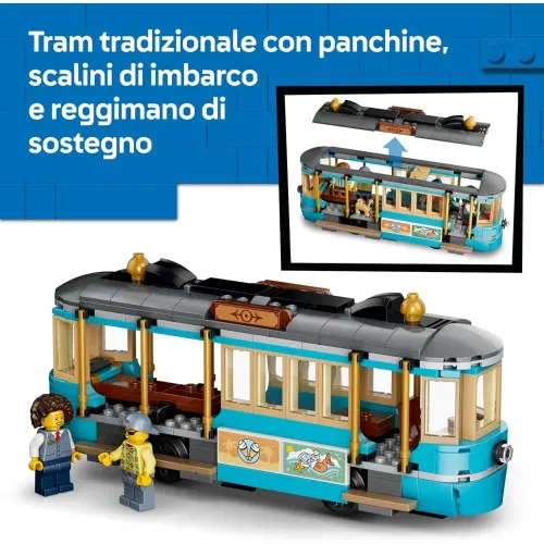 LEGO tram della spiaggia costruito