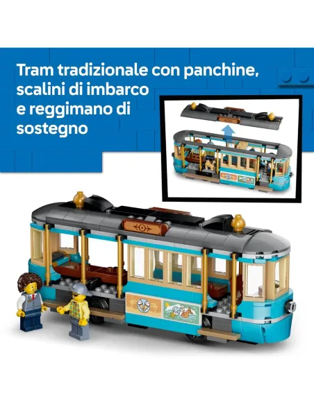 LEGO tram della spiaggia costruito