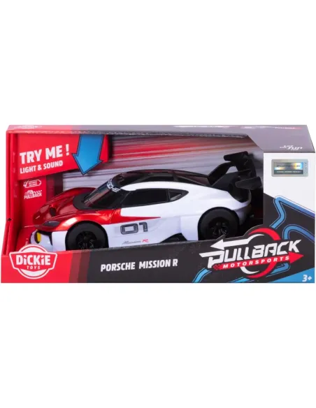 Dickie Toys Porsche Mission R con luci e suoni 21 cm