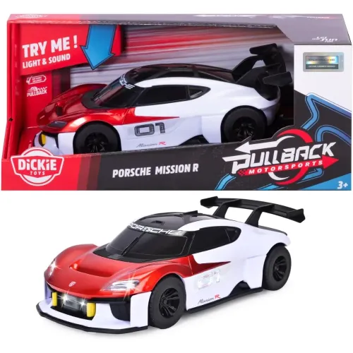 Dickie Toys Porsche Mission R con luci e suoni...