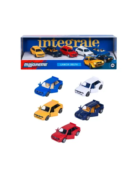Majorette Giftpack Lancia Delta Integrale set 5 modellini 1:64