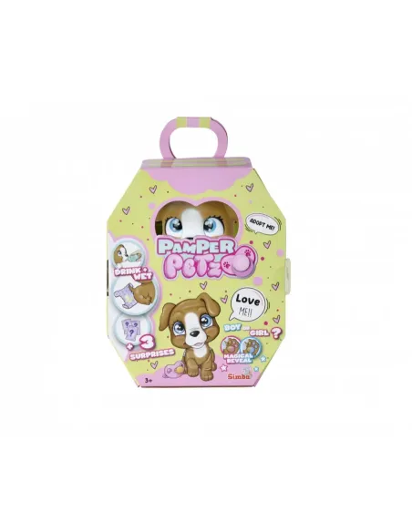 Simba Pamper Petz cucciolo interattivo con pannolino assortito