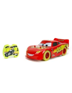 Jada Disney Cars Saetta McQueen Glow Racer radiocomandata... 2