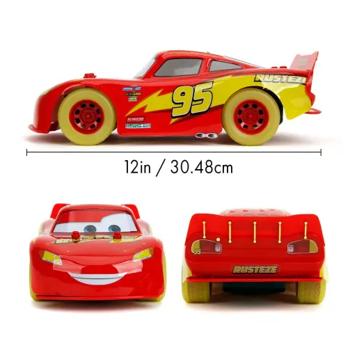 Jada Disney Cars Saetta McQueen Glow Racer...