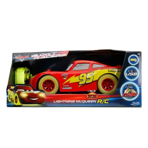 Jada Disney Cars Saetta McQueen Glow Racer...