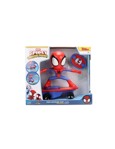 Jada Marvel Spidey Skateboard Stunt radiocomandato 25 cm