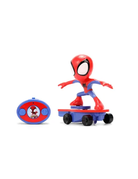 Jada Marvel Spidey Skateboard Stunt radiocomandato 25 cm