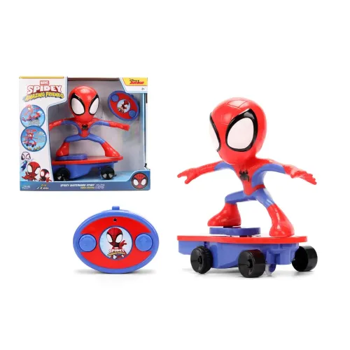 Jada Marvel Spidey Skateboard Stunt...