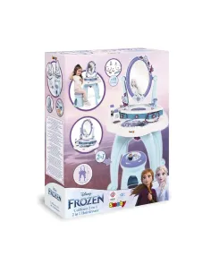 Smoby Frozen specchiera 2 in 1 con sgabello e accessori