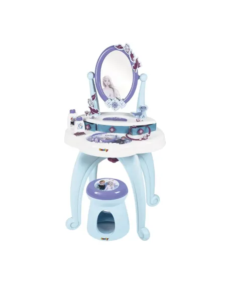 Smoby Frozen specchiera 2 in 1 con sgabello e accessori