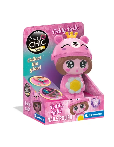 Clementoni Crazy Chic Beauty Doll Teddy Belle con set manicure