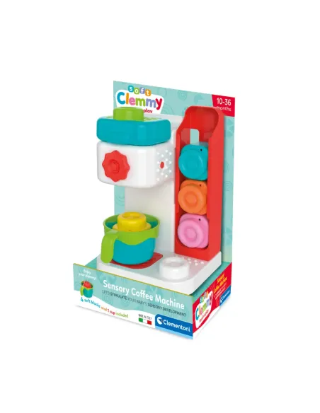 Clementoni Clemmy macchina del caffè sensoriale con blocchi morbidi