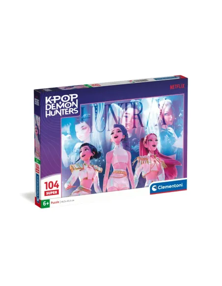 Puzzle KPop Demon Hunters 104 pezzi Super Clementoni Huntr/x orizzontale
