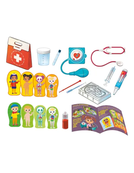 Clementoni Scienza e Gioco Apprendista Dottore kit medico per bambini con stetoscopio