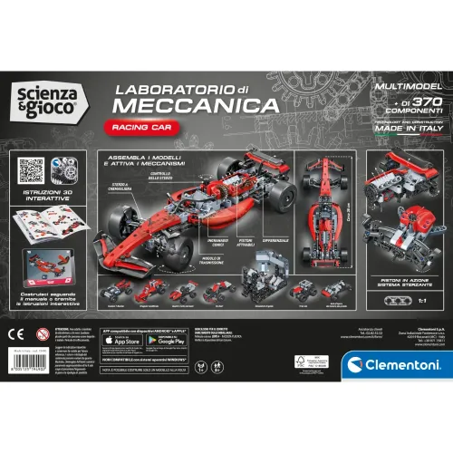 Clementoni Scienza e Gioco Build Auto da Corsa...
