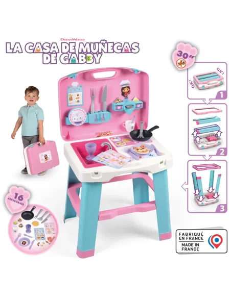 Smoby Gabby's Dollhouse cucina take away valigetta con accessori