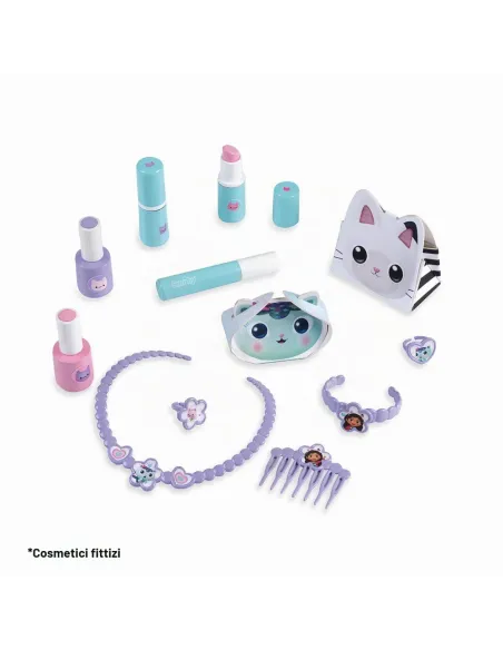 Smoby Gabby's Dollhouse specchiera da tavolo con 15 accessori trucco e gioielli