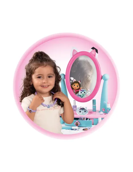 Smoby Gabby's Dollhouse specchiera da tavolo con 15 accessori trucco e gioielli