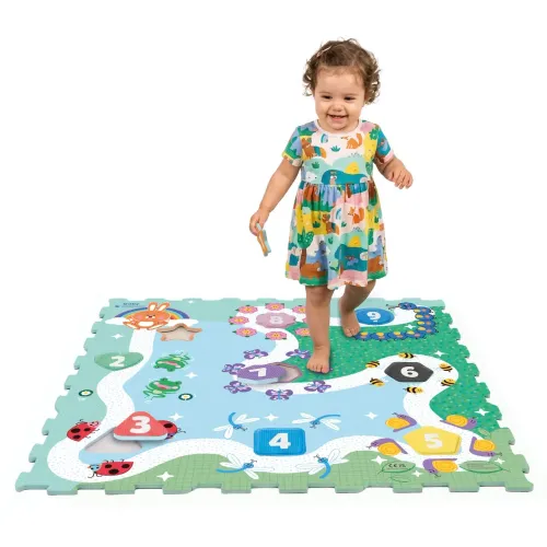 Clementoni Baby 1-2-3 Zoo tappeto puzzle in EVA...