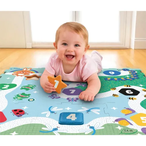 Clementoni Baby 1-2-3 Zoo tappeto puzzle in EVA...