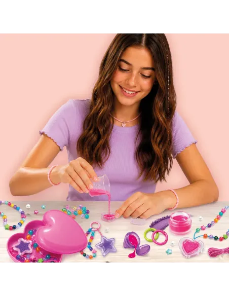 Lisciani I'm a Genius Laboratorio di Lucidalabbra Charms & Jewels fai da te