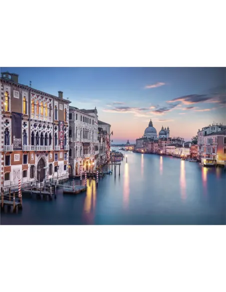 Puzzle 500 pezzi Venezia Ponte di Rialto Lisciani Super Shine con poster 70x50 cm