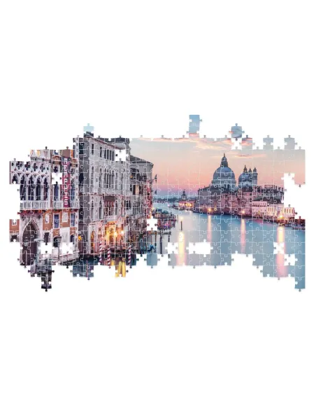 Puzzle 500 pezzi Venezia Ponte di Rialto Lisciani Super Shine con poster 70x50 cm