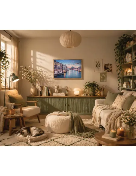 Puzzle 500 pezzi Venezia Ponte di Rialto Lisciani Super Shine con poster 70x50 cm