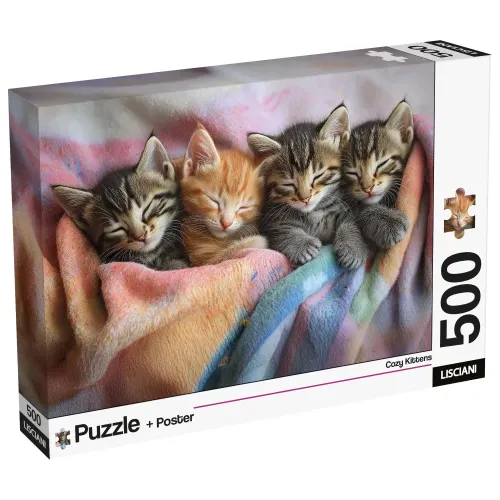 Puzzle 500 pezzi Gattini Lisciani Super Shine...
