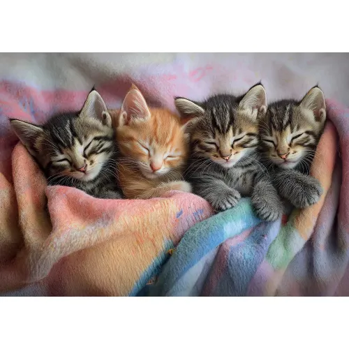 Puzzle 500 pezzi Gattini Lisciani Super Shine...