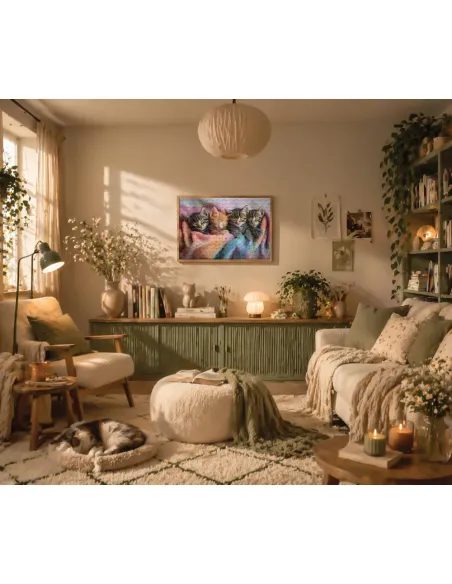 Puzzle 500 pezzi Gattini Lisciani Super Shine con poster 70x50 cm