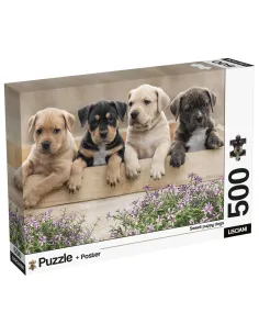 Puzzle 500 pezzi Cuccioli di cane Lisciani Super Shine...