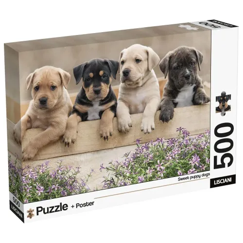 Puzzle 500 pezzi Cuccioli di cane Lisciani...